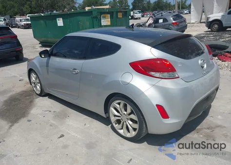 2012 Hyundai Veloster Base W/Black из США, поврежденный, VIN KMHTC6ADXCU028115